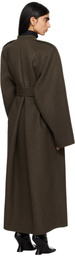 KHAITE Green Rothen Coat