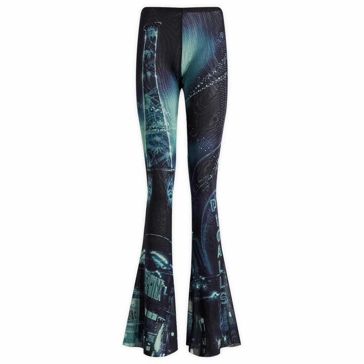 Photo: Jean Paul Gaultier Women's Pigalle Print Mesh Trousers in Multi