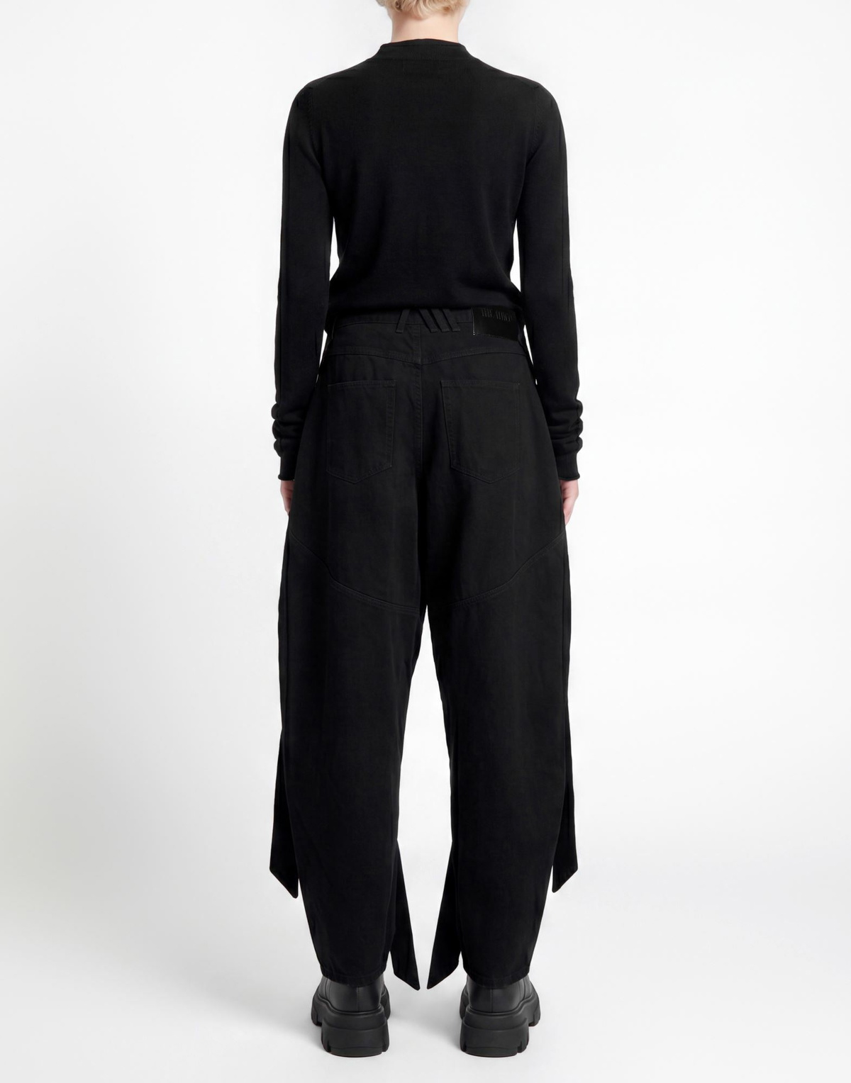 The Attico Womens Jeans in Black