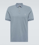 Brunello Cucinelli Logo cotton polo shirt