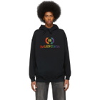 Balenciaga Black Rainbow BB Hoodie