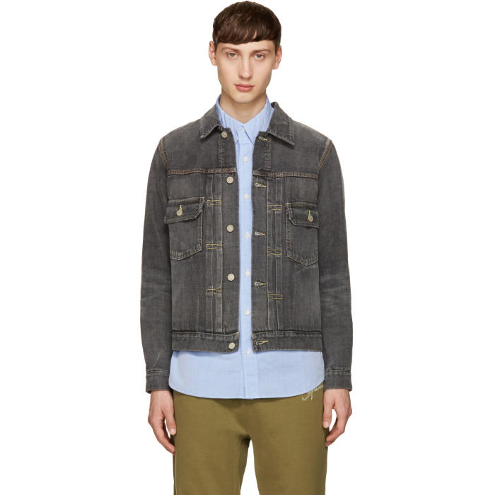 Photo: Visvim Grey Denim Damaged Jacket