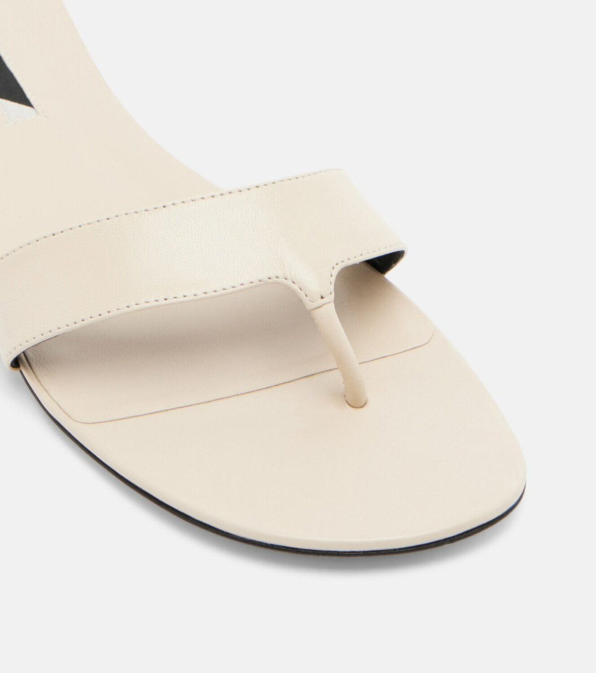 Christen Helix leather thong sandals