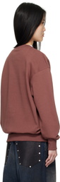 Nike Burgundy Sportswear Phoenix Fleece Sweatshirt
