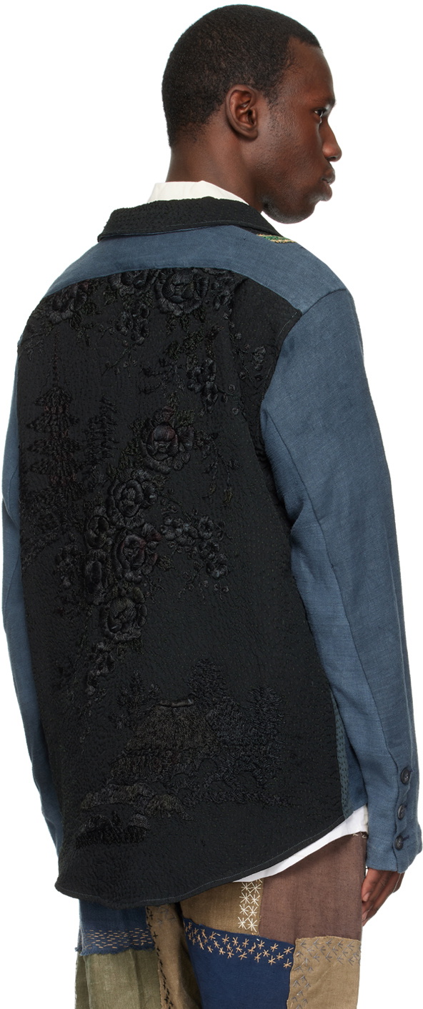 By Walid Navy Wilde Jacket