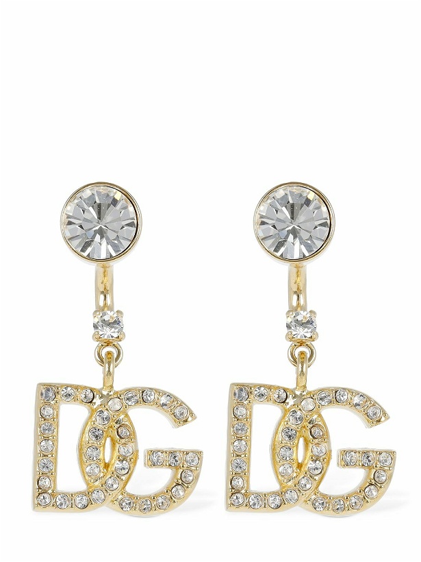 Photo: DOLCE & GABBANA - Diva Dg Crystal Drop Earrings