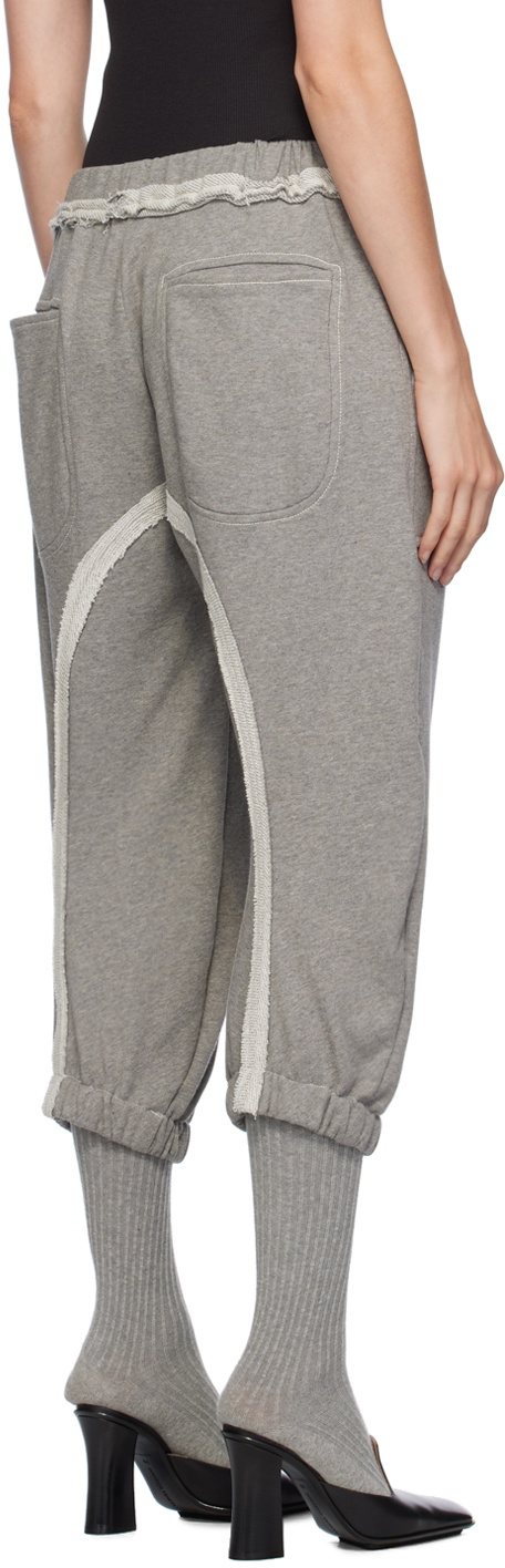 Edward Cuming Gray Kick-Me Sweatpants