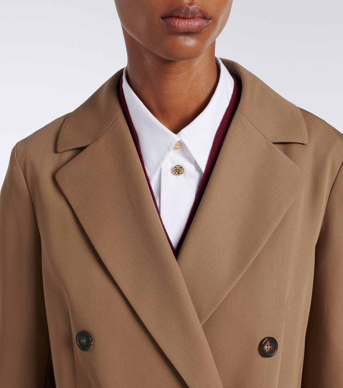 'S Max Mara Double-breasted virgin wool blazer