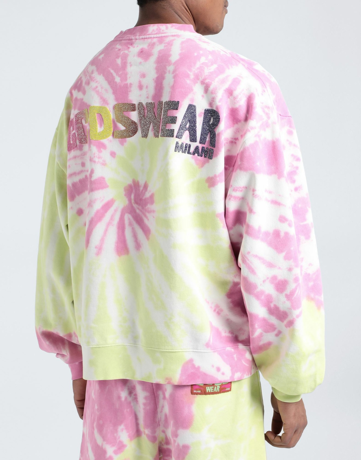 Gcds Mens Sweatshirt in Pink