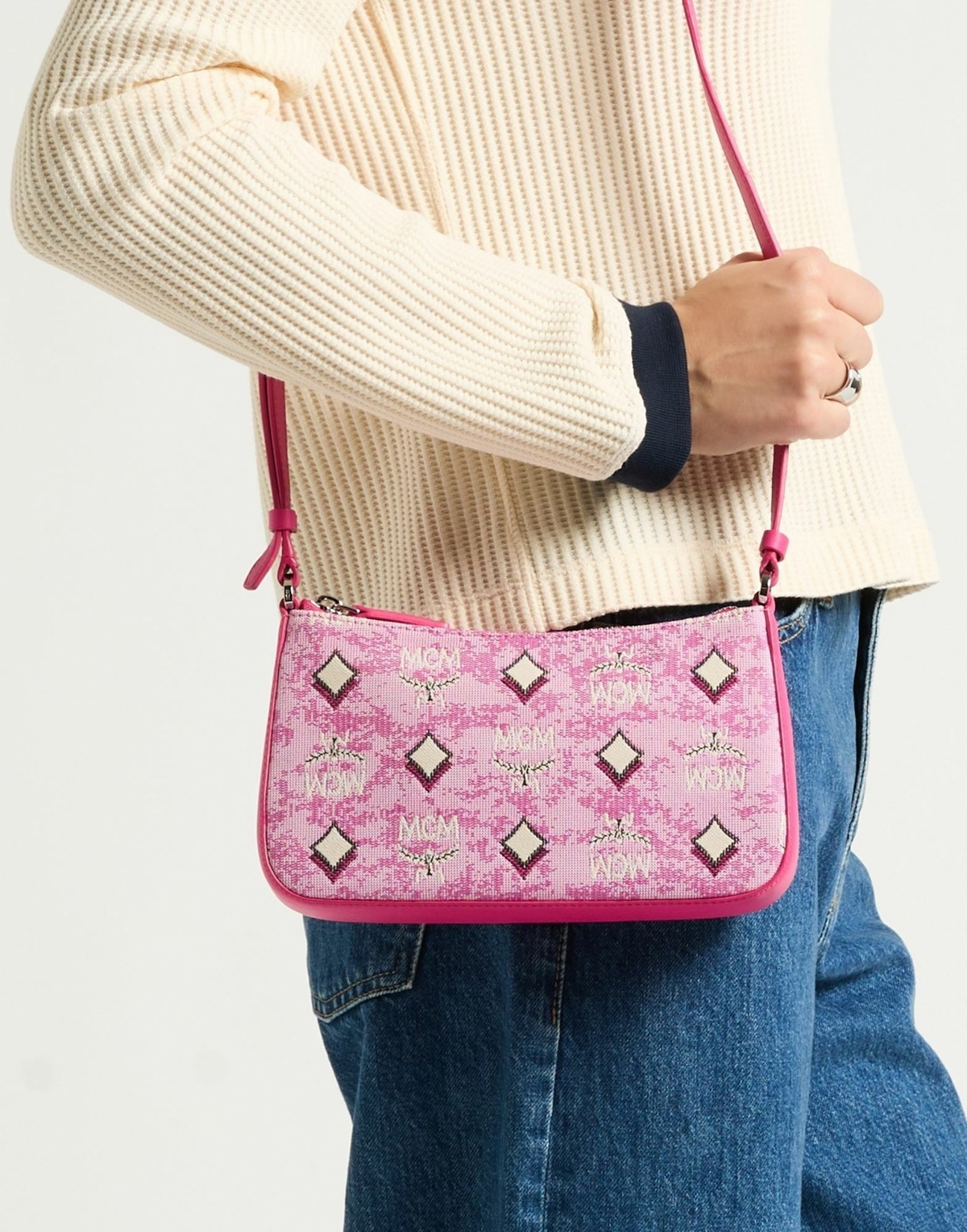 Mcm Womens Cross-body bag Fuchsia
