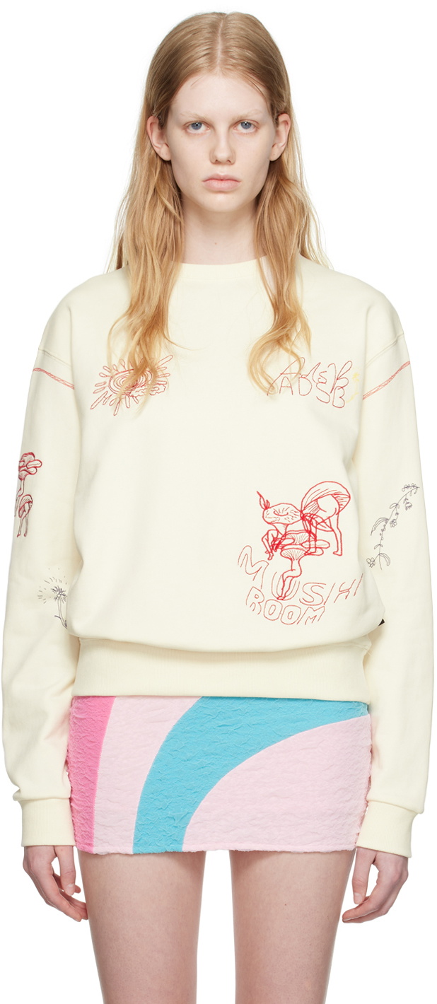 Andersson Bell Off-White Mushroom Sweatshirt