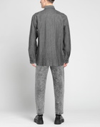 120% Lino Mens Shirt Charcoal