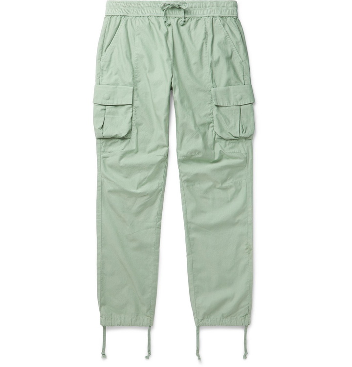 Photo: John Elliott - Cotton-Sateen Cargo Trousers - Green