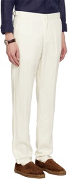 Orlebar Brown White Griffon Trousers