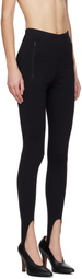 WARDROBE.NYC Black Stirrup Leggings