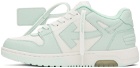 Off-White Green & White Out Of Office Sneakers