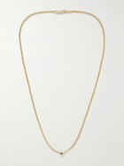 Miansai - Opus Gold Vermeil, Enamel and Chalcedony Pendant Necklace