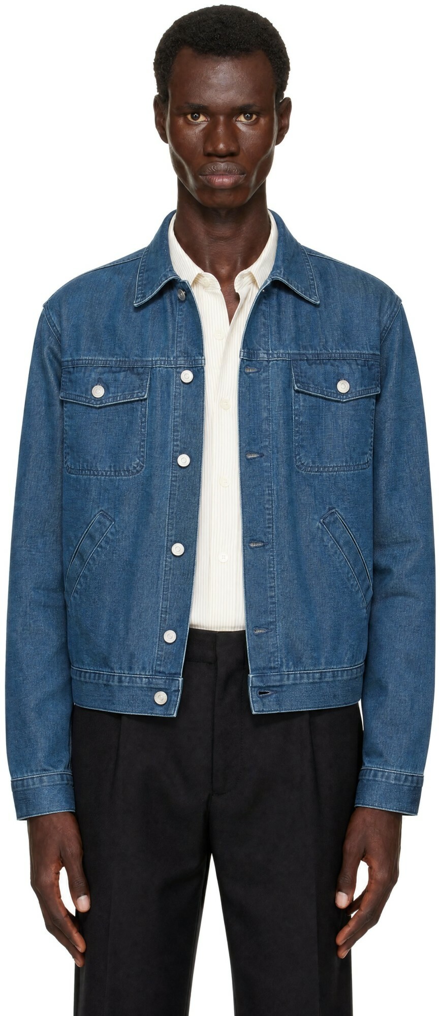 A Bathing Ape Kids Shark Denim Jacket A Bathing Ape Kids