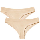 Organic Basics Women's Organic Hipster - 2 Pack in Oak