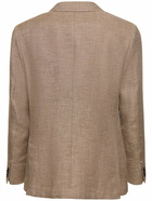 ZEGNA Linen & Cotton Single Breasted Blazer