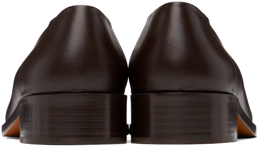 Wales Bonner Brown Leather Loafers