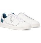 Valentino - Valentino Garavani Backnet Perforated Leather Sneakers - White