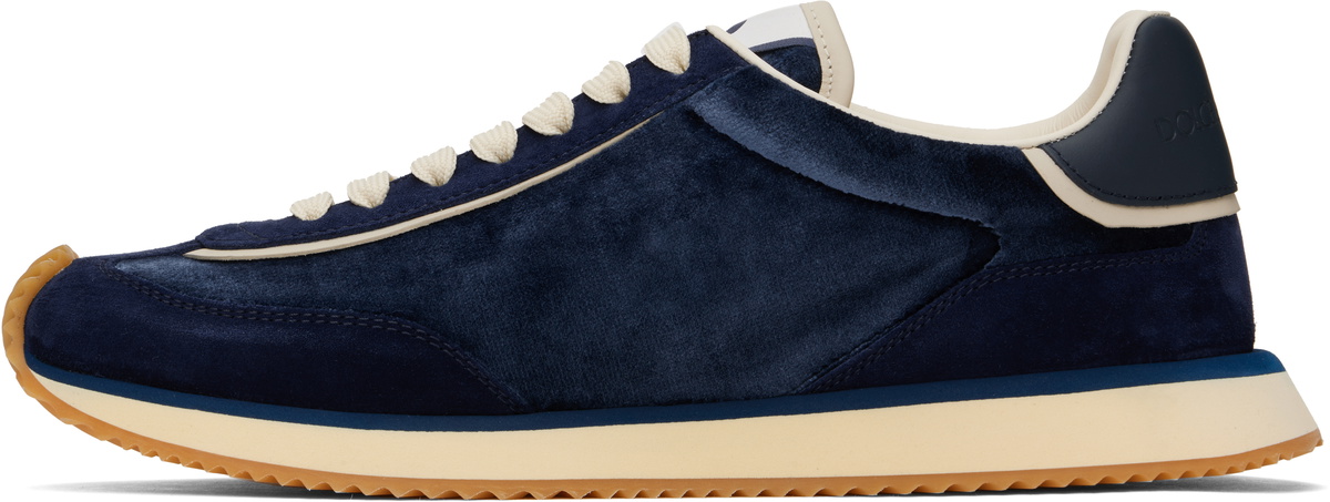 Dolce&Gabbana Navy 'DG' Cushion Sneakers
