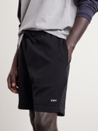 WTAPS - Straight-Leg Logo-Embroidered Cotton-Blend Shorts - Black