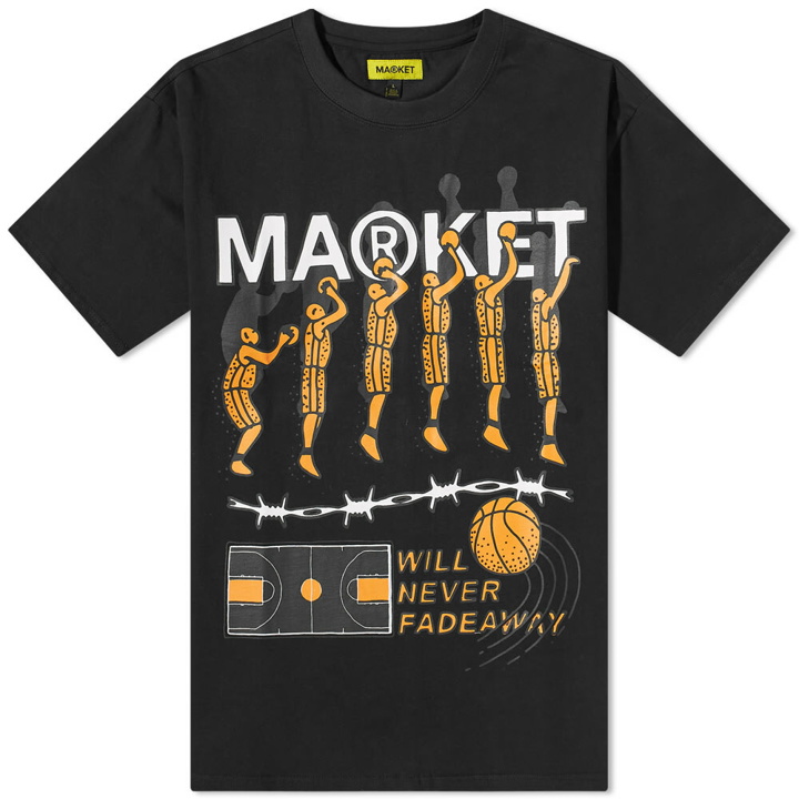 Photo: MARKET Men's Jump Shot T-Shirt in Black