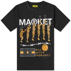 MARKET Men's Jump Shot T-Shirt in Black