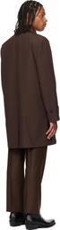 Ferragamo Brown Trench Car Coat