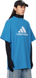 Balenciaga Blue Adidas Edition T-Shirt