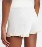 Stella McCartney Crochet cotton shorts
