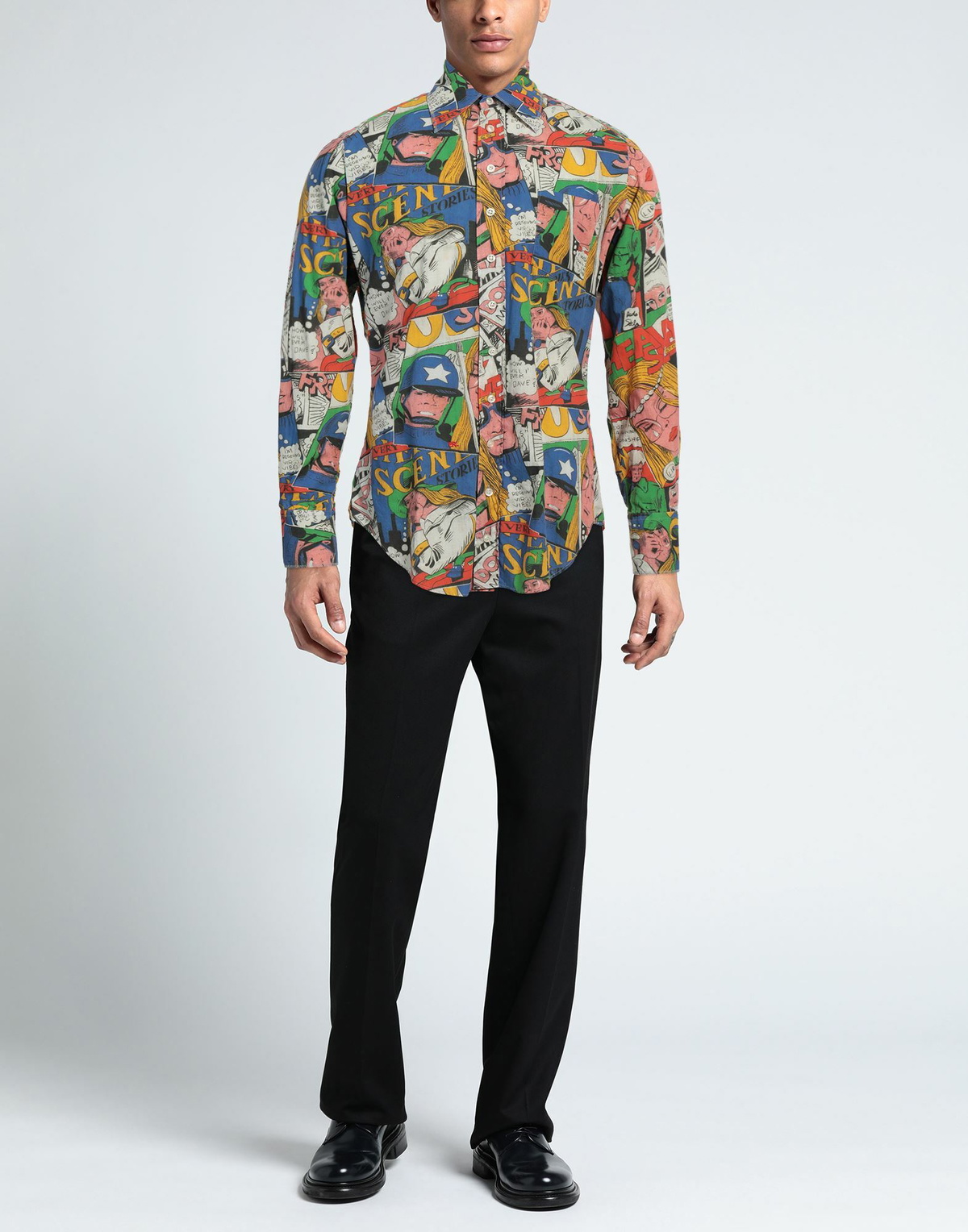 Erl Mens Shirt in Blue
