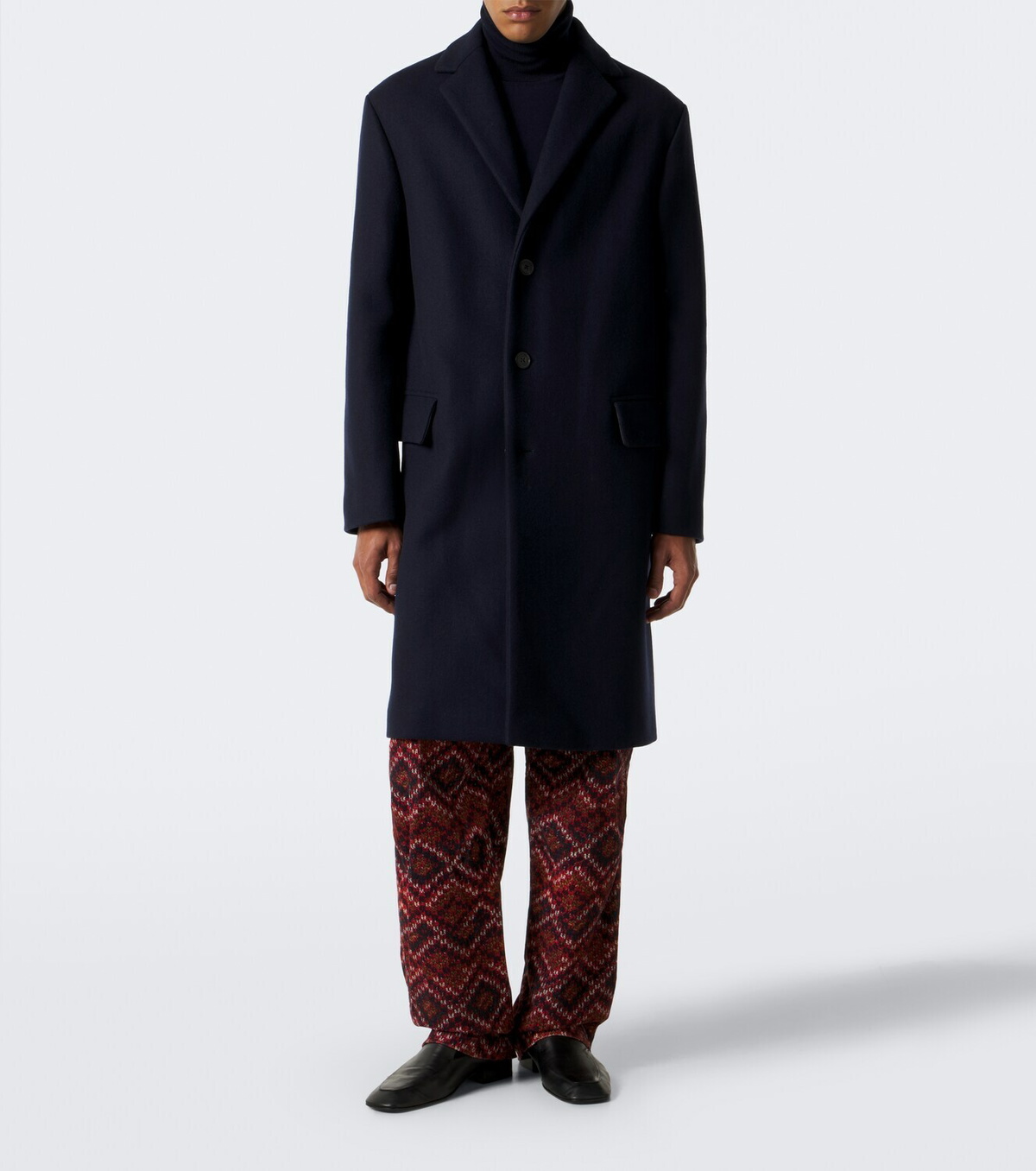 Dries Van Noten Wool-blend coat