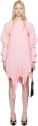 Ashley Williams Pink Wing Minidress