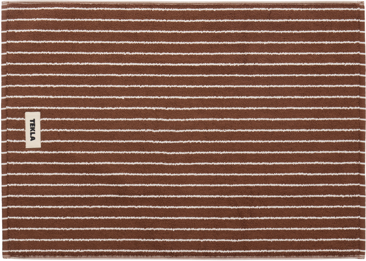 Tekla Brown Terry Bath Mat
