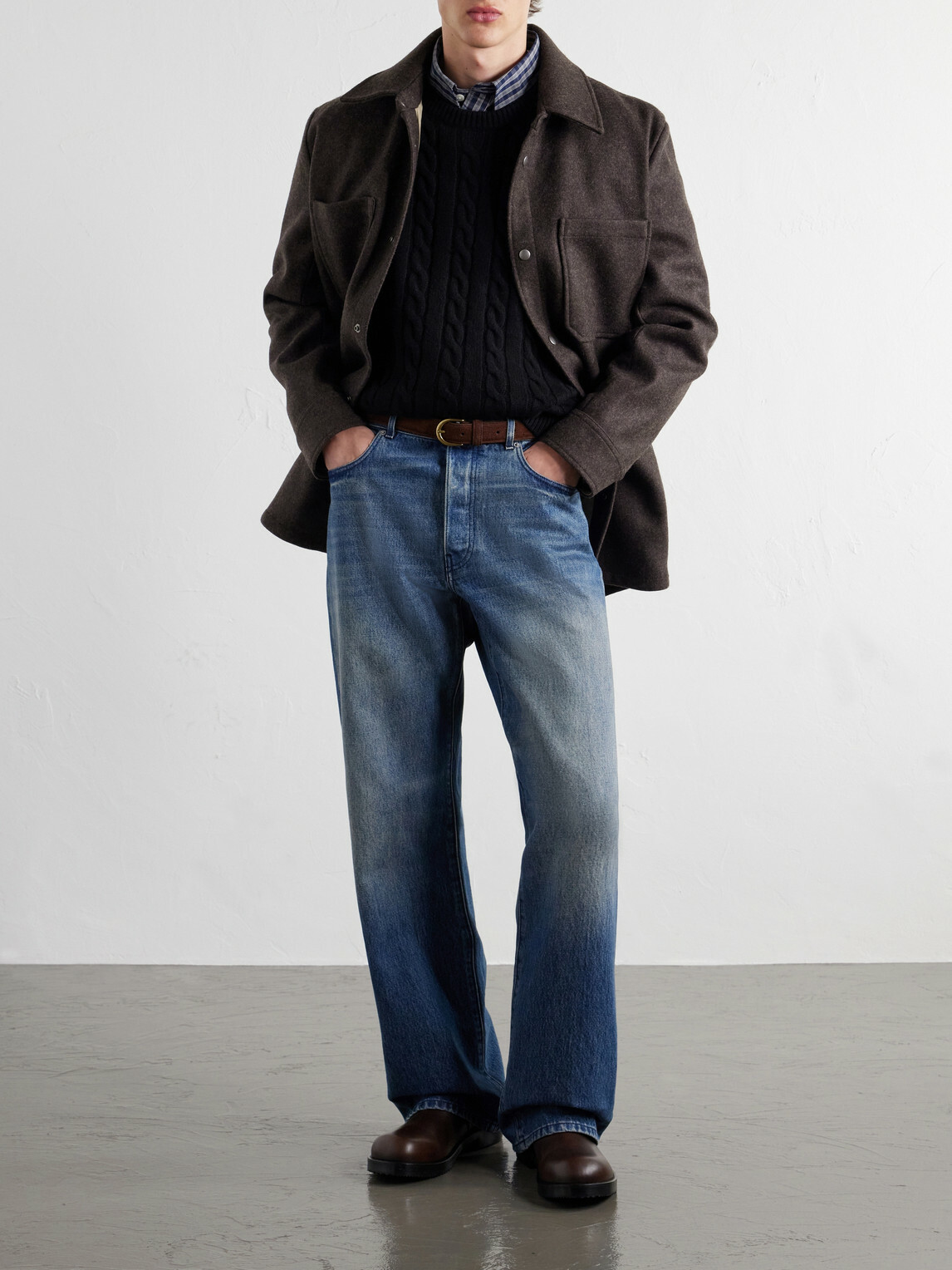 A.P.C. - Marcel Wool-Blend Felt Overshirt - Brown