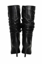 Via Roma 15 High Heels Boots In Black Leather
