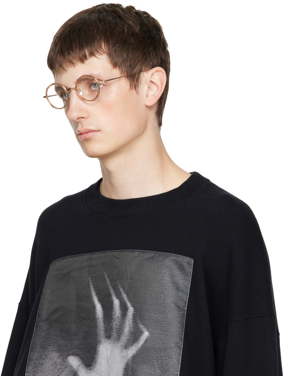 YUICHI TOYAMA. Rose Gold F.Brandt Glasses
