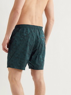 True Tribe - Neat Steve Mid-Length Printed ECONYL Jacquard Swim Shorts - Blue