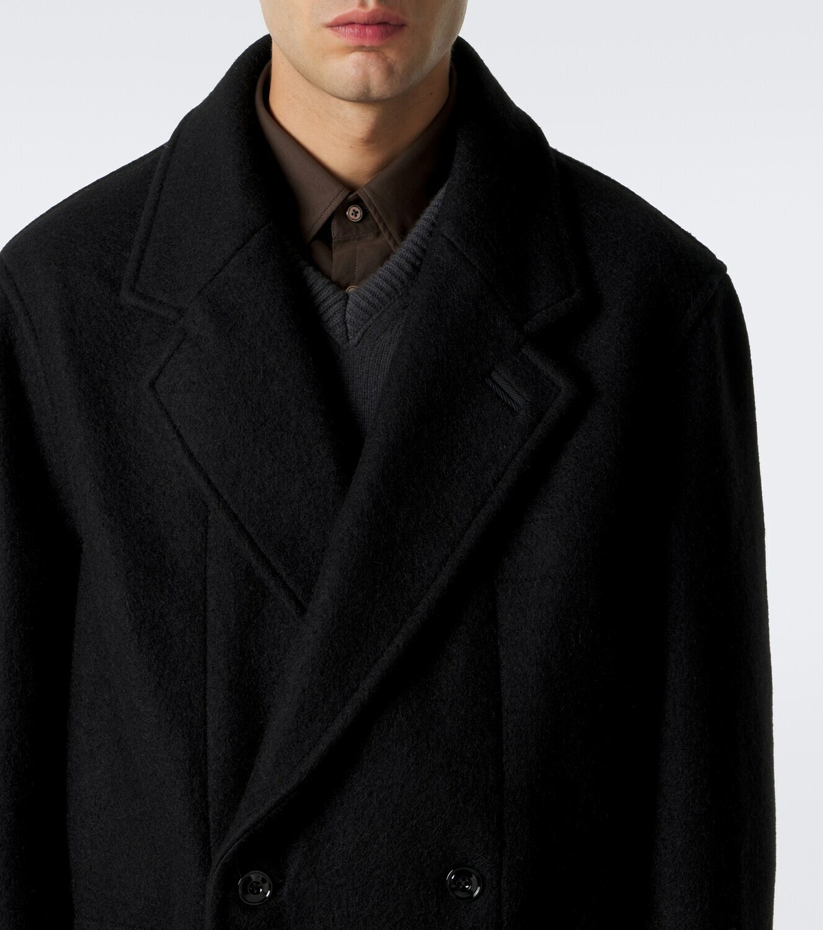Lemaire Wool and alpaca peacoat