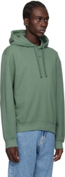 Hugo Green Bonded Hoodie