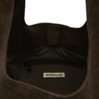 Mazi Untitled Flow Suede Tote Bag in Brown 