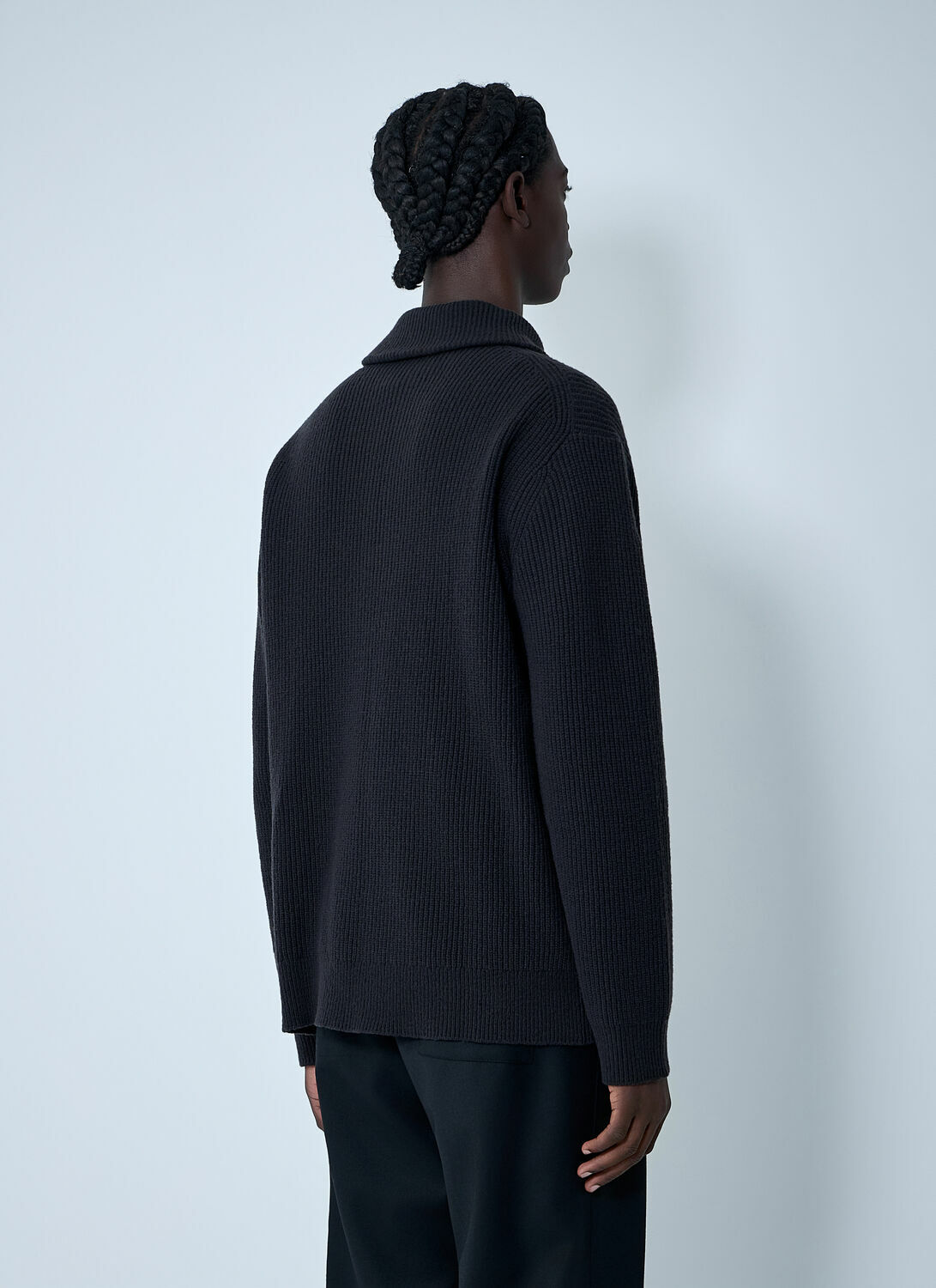 Yohji Yamamoto Half-Zip Sweater
