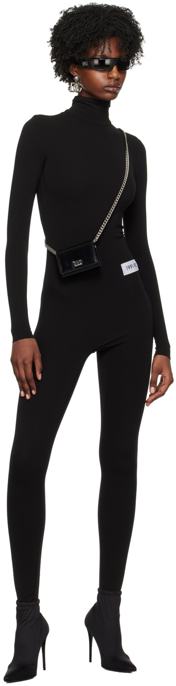 Dolce & Gabbana Black Kim Kardashian Edition Turtleneck Jumpsuit