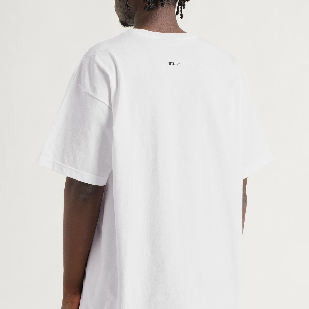 WTAPS Men's Brackets Short Sleeve T-Shirt in White