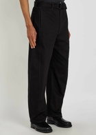 Lemaire Twisted Belted Denim Trousers Black