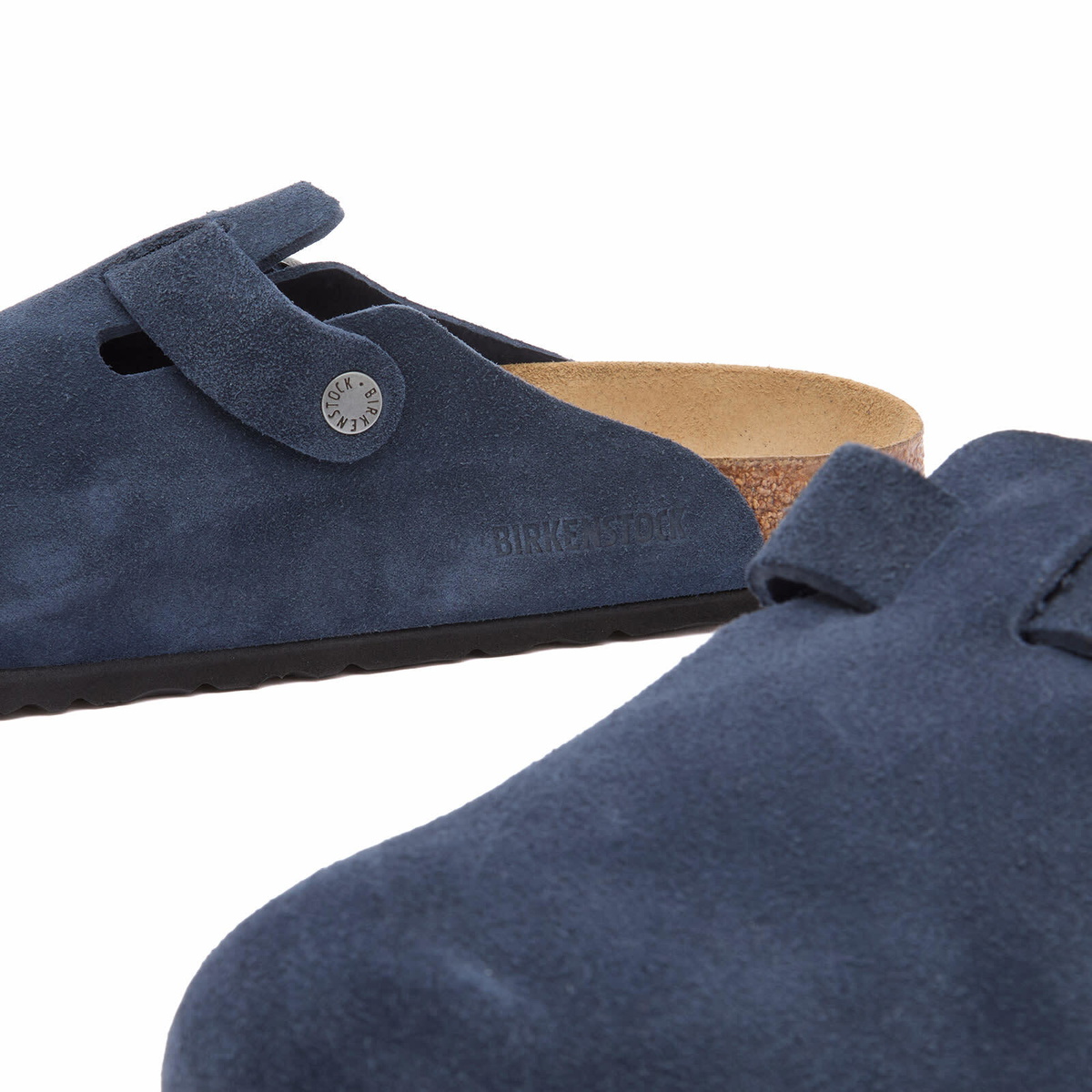 Birkenstock Men's Boston Clog - New Navy Suede