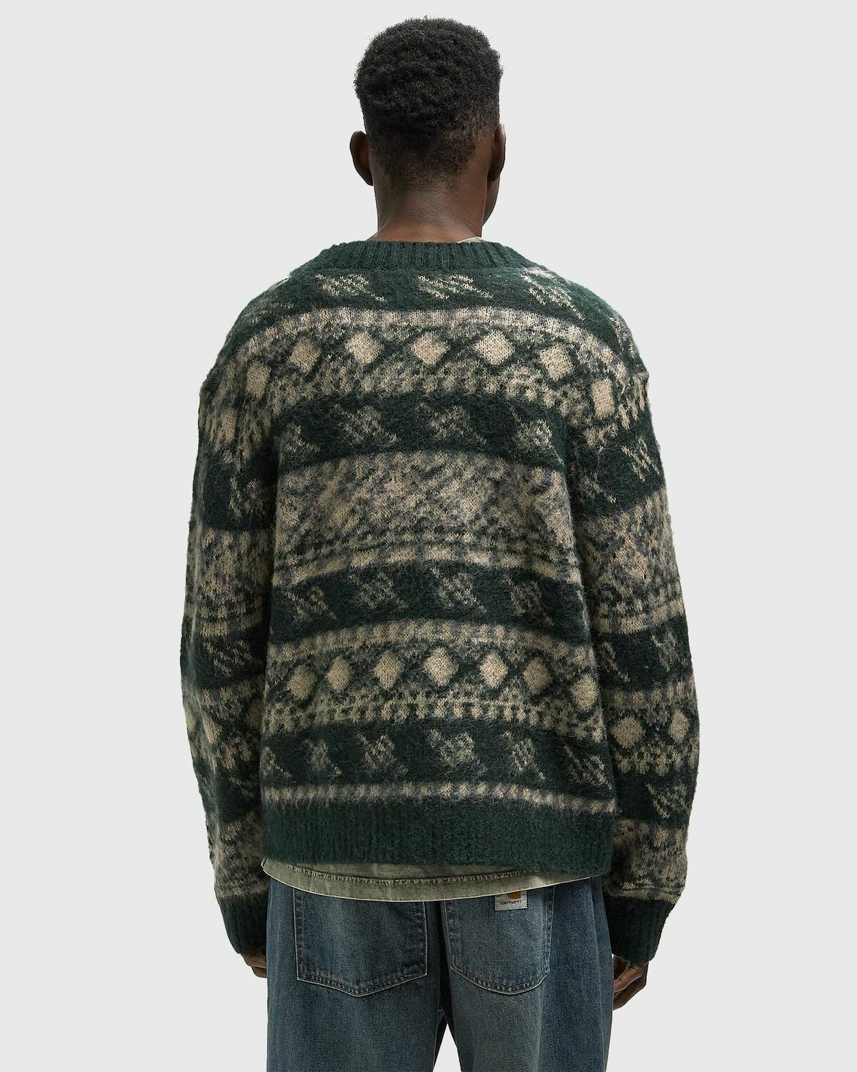 Daily Paper Pattern check cardigan Green Mens Zippers & Cardigan
